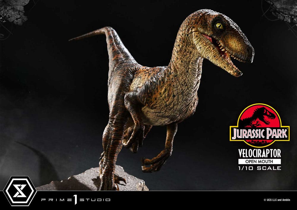 Jurassic Park statuette Prime Collectibles 1/10 Velociraptor Open Mouth 19 cm