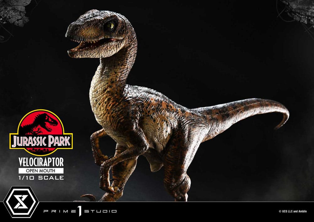 Jurassic Park statuette Prime Collectibles 1/10 Velociraptor Open Mouth 19 cm