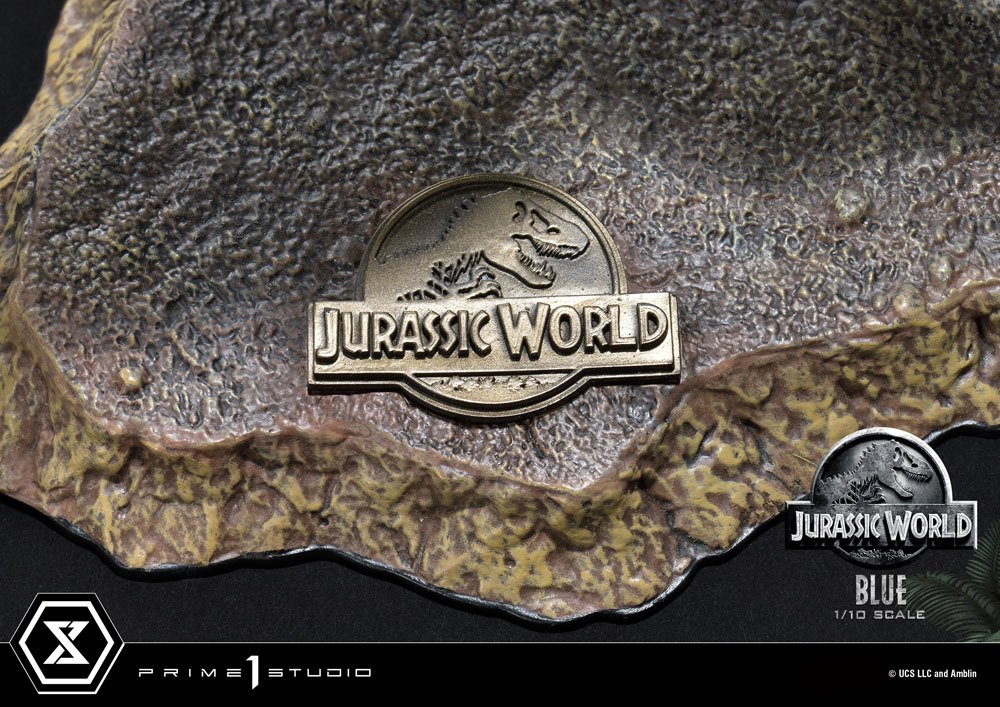 Jurassic World: Fallen Kingdom statuette Prime Collectibles 1/10 Blue (Open Mouth Version) 17 cm
