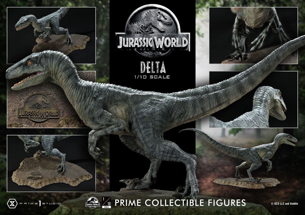 Jurassic World: Fallen Kingdom statuette Prime Collectibles 1/10 Delta 17 cm