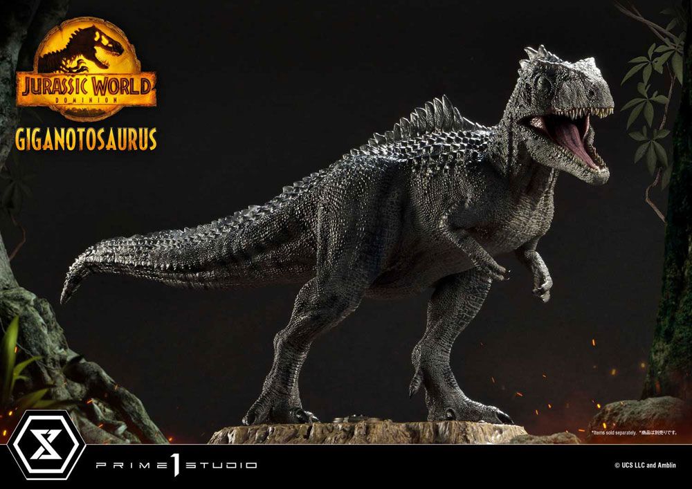 Jurassic World : Le Monde d'après statuette Prime Collectibles 1/38 Giganotosaurus Toy Version 22 cm