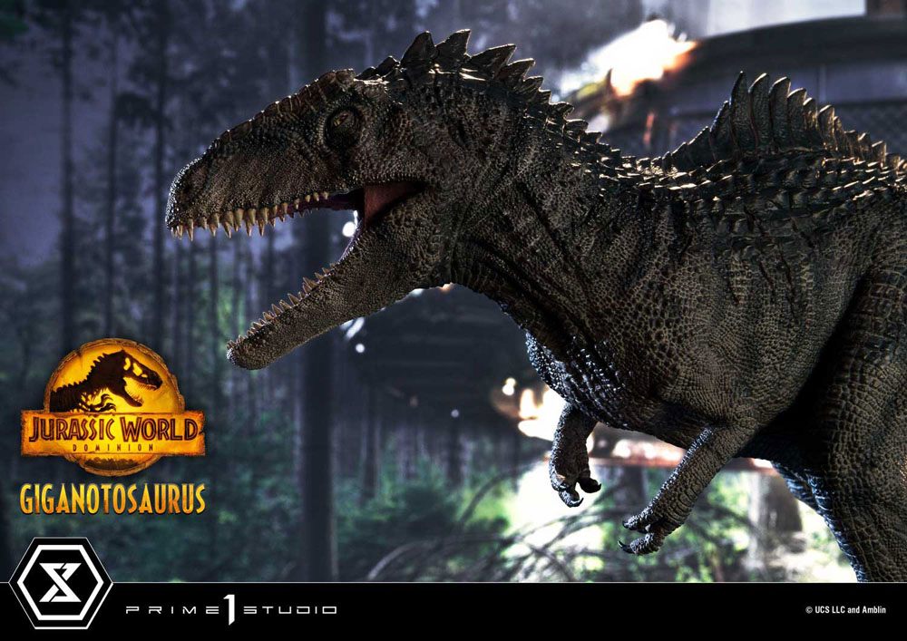 Jurassic World : Le Monde d'après statuette Prime Collectibles 1/38 Giganotosaurus Toy Version 22 cm