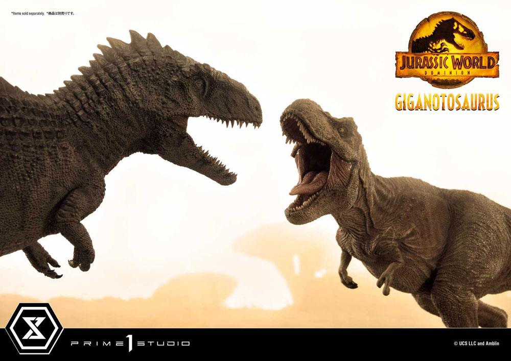Jurassic World : Le Monde d'après statuette Prime Collectibles 1/38 Giganotosaurus Toy Version 22 cm