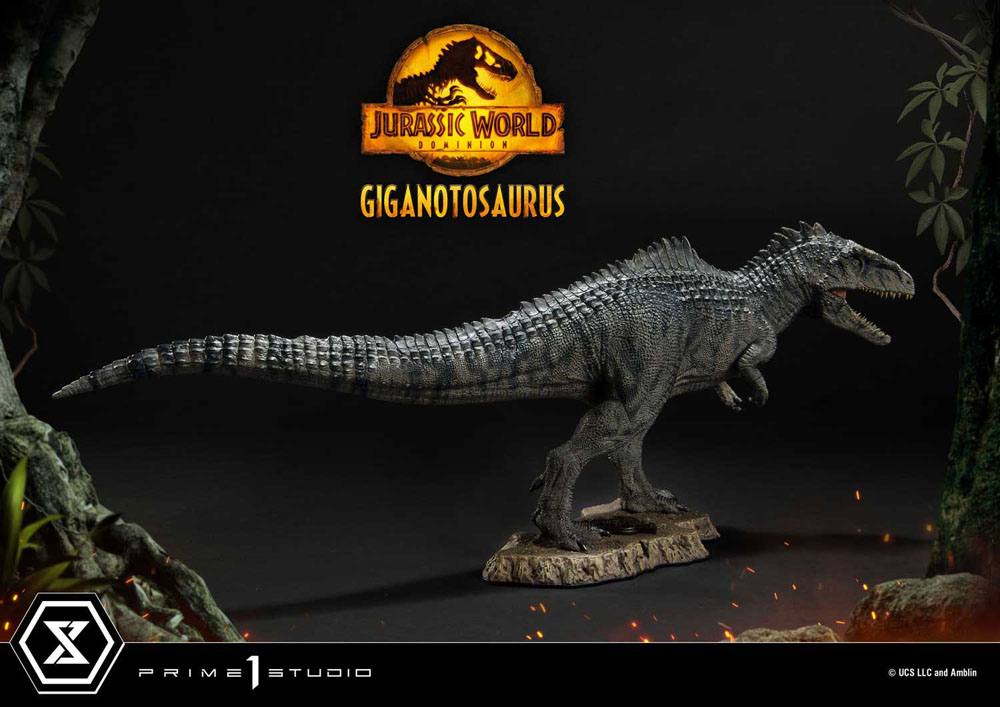 Jurassic World : Le Monde d'après statuette Prime Collectibles 1/38 Giganotosaurus Toy Version 22 cm