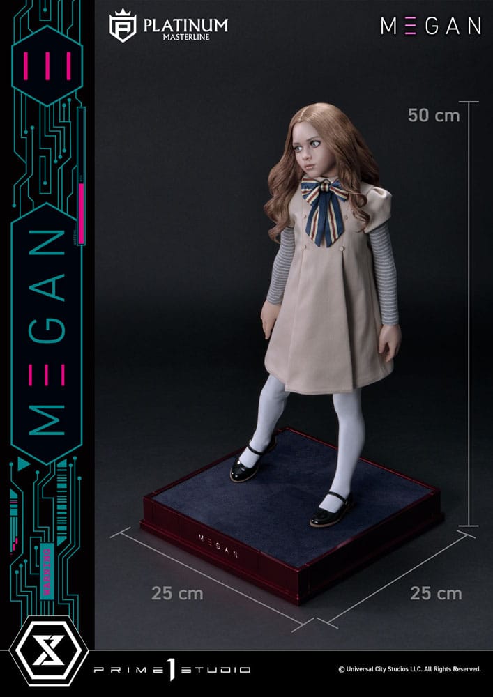 M3gan statuette Platimum Masterline Series 1/3 M3Gan 50 cm