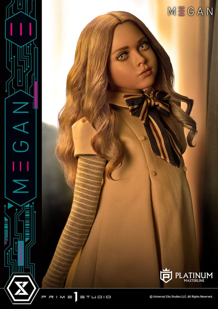 M3gan statuette Platimum Masterline Series 1/3 M3Gan Bonus Version 50 cm