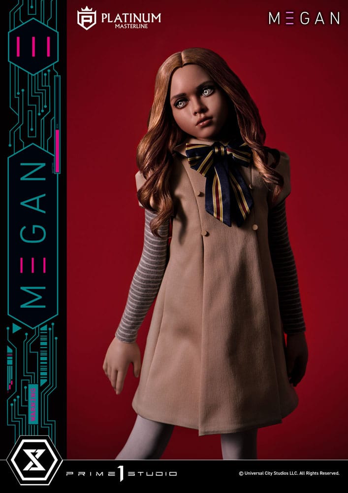 M3gan statuette Platimum Masterline Series 1/3 M3Gan Bonus Version 50 cm