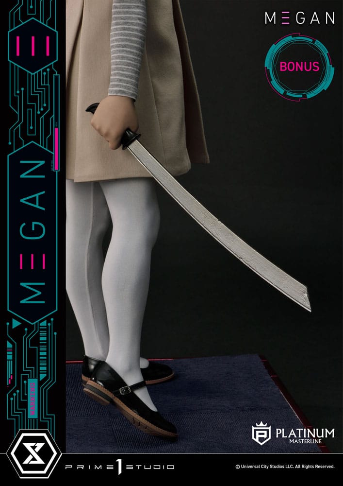 M3gan statuette Platimum Masterline Series 1/3 M3Gan Bonus Version 50 cm