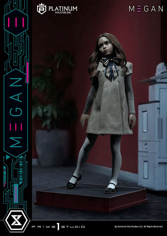 M3gan statuette Platimum Masterline Series 1/3 M3Gan Bonus Version 50 cm