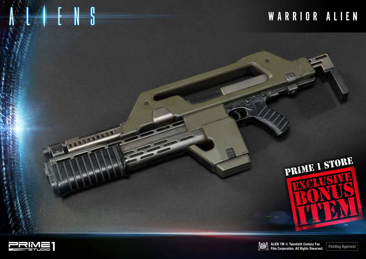 Aliens Premium Masterline Series statuette Warrior Alien Deluxe Bonus Version 67 cm