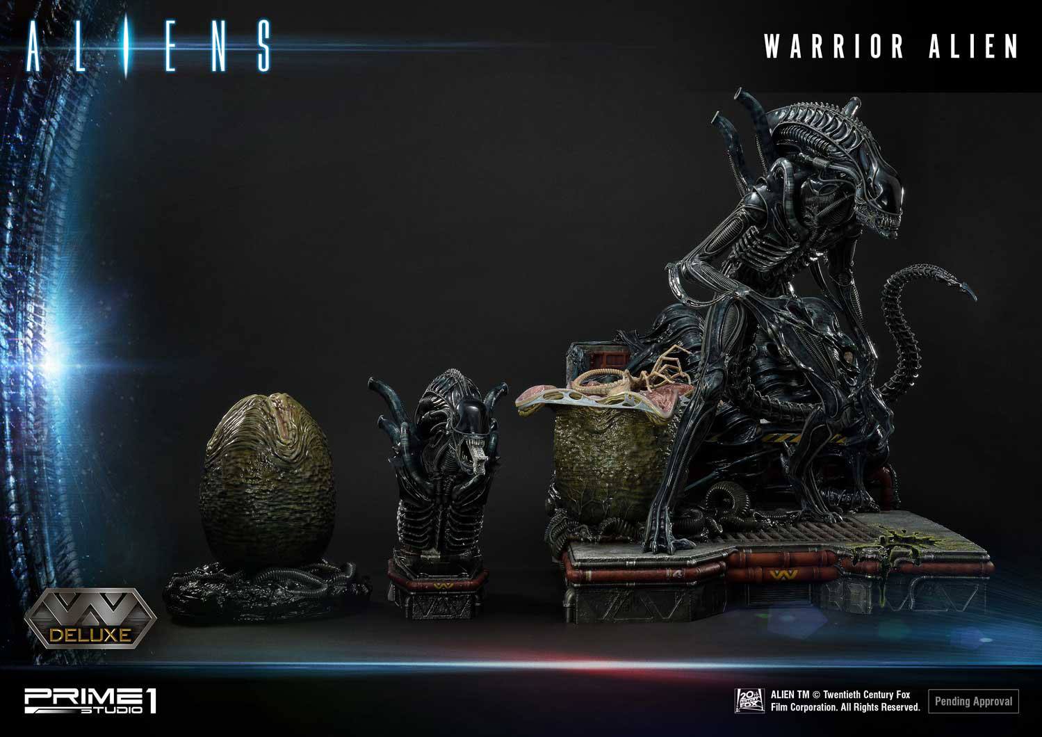 Aliens Premium Masterline Series statuette Warrior Alien Deluxe Bonus Version 67 cm