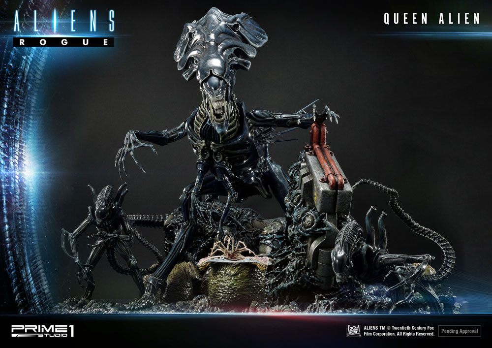 Aliens Premium Masterline Series statuette Queen Alien Battle Diorama 71 cm