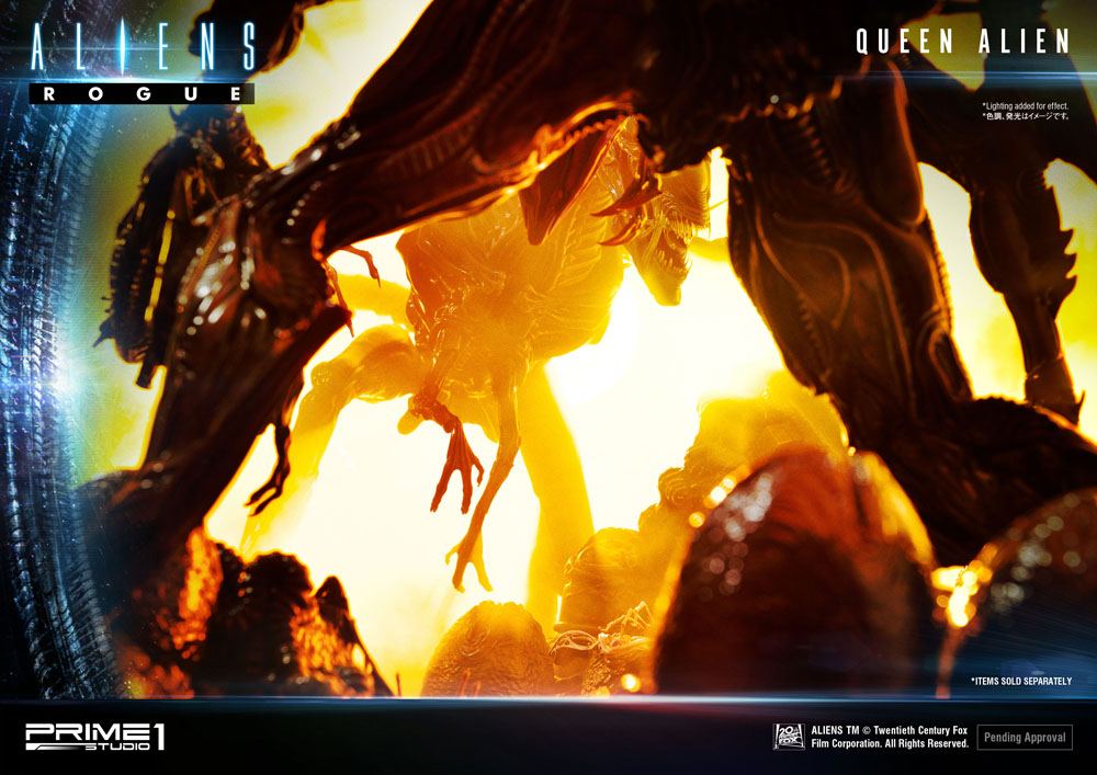 Aliens Premium Masterline Series statuette Queen Alien Battle Diorama 71 cm
