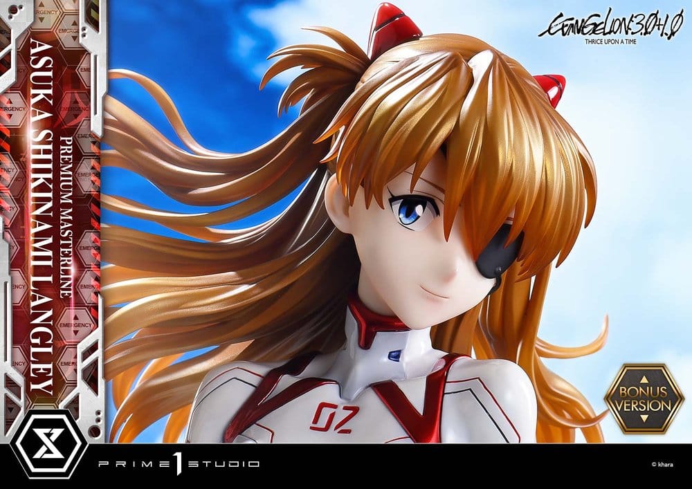 Evangelion: 3.0 + 1.0 Thrice Upon A Time statuette Premium Masterline Series 1/4 Asuka Shikinami Langley Bonus Ver. 46 cm