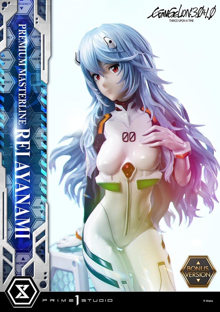 Evangelion: 3.0 + 1.0 Thrice Upon A Time statuette Premium Masterline Series 1/4 Rei Ayanami Bonus Ver. 46 cm