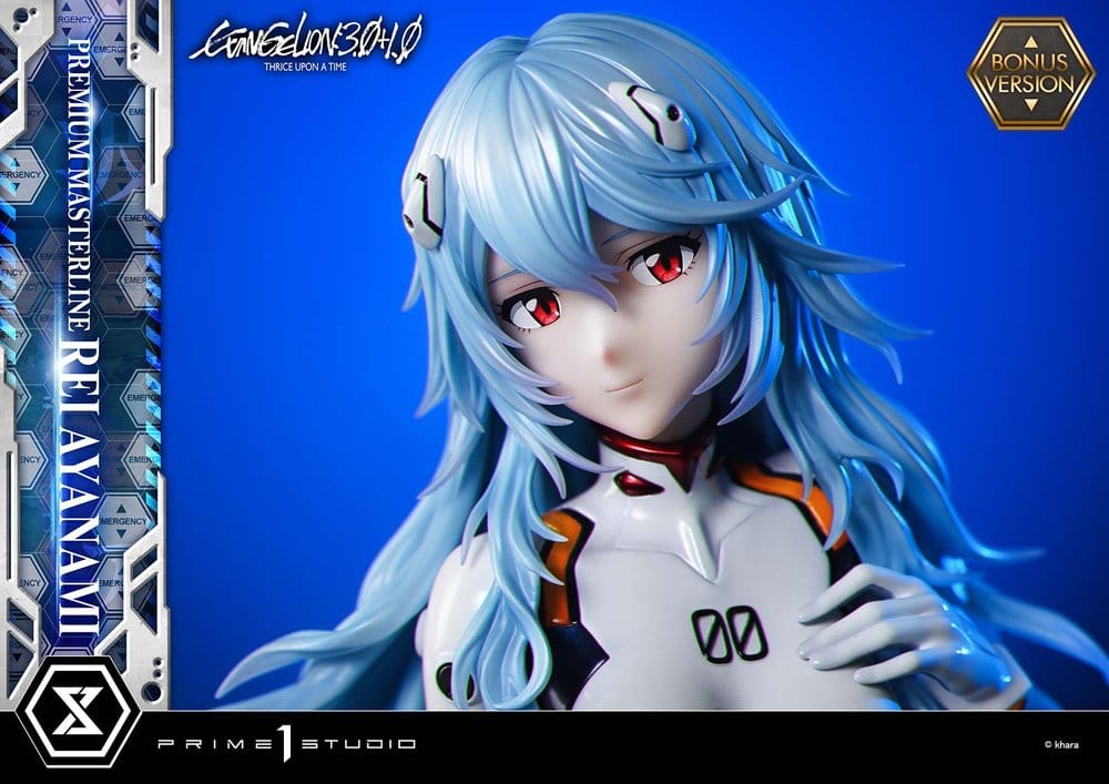 Evangelion: 3.0 + 1.0 Thrice Upon A Time statuette Premium Masterline Series 1/4 Rei Ayanami Bonus Ver. 46 cm