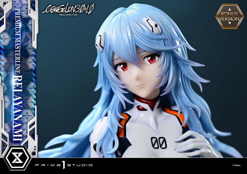 Evangelion: 3.0 + 1.0 Thrice Upon A Time statuette Premium Masterline Series 1/4 Rei Ayanami Bonus Ver. 46 cm