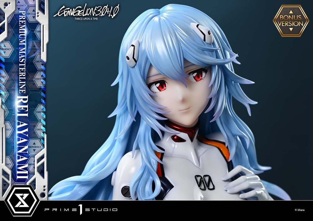 Evangelion: 3.0 + 1.0 Thrice Upon A Time statuette Premium Masterline Series 1/4 Rei Ayanami Bonus Ver. 46 cm