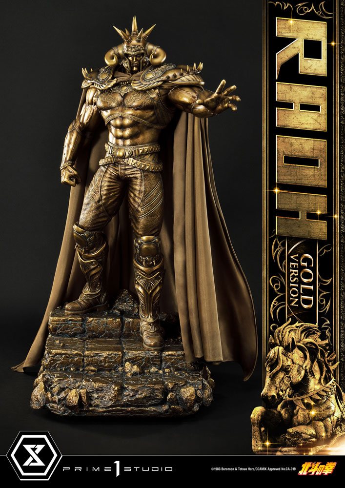 Fist of the North Star statuette 1/4 Raoh Gold Version 78 cm