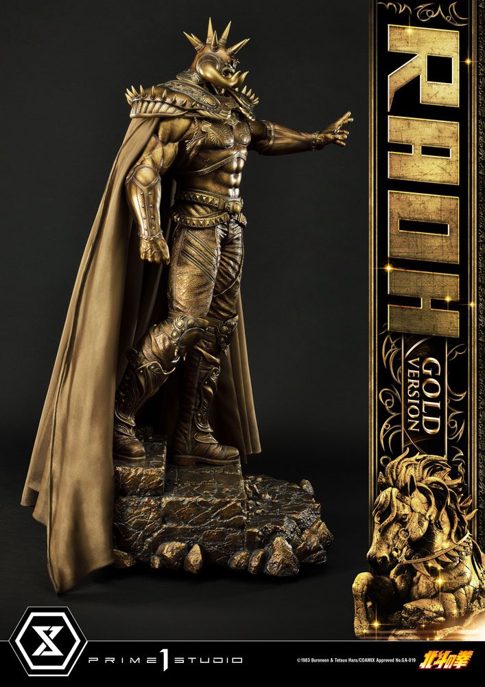 Fist of the North Star statuette 1/4 Raoh Gold Version 78 cm