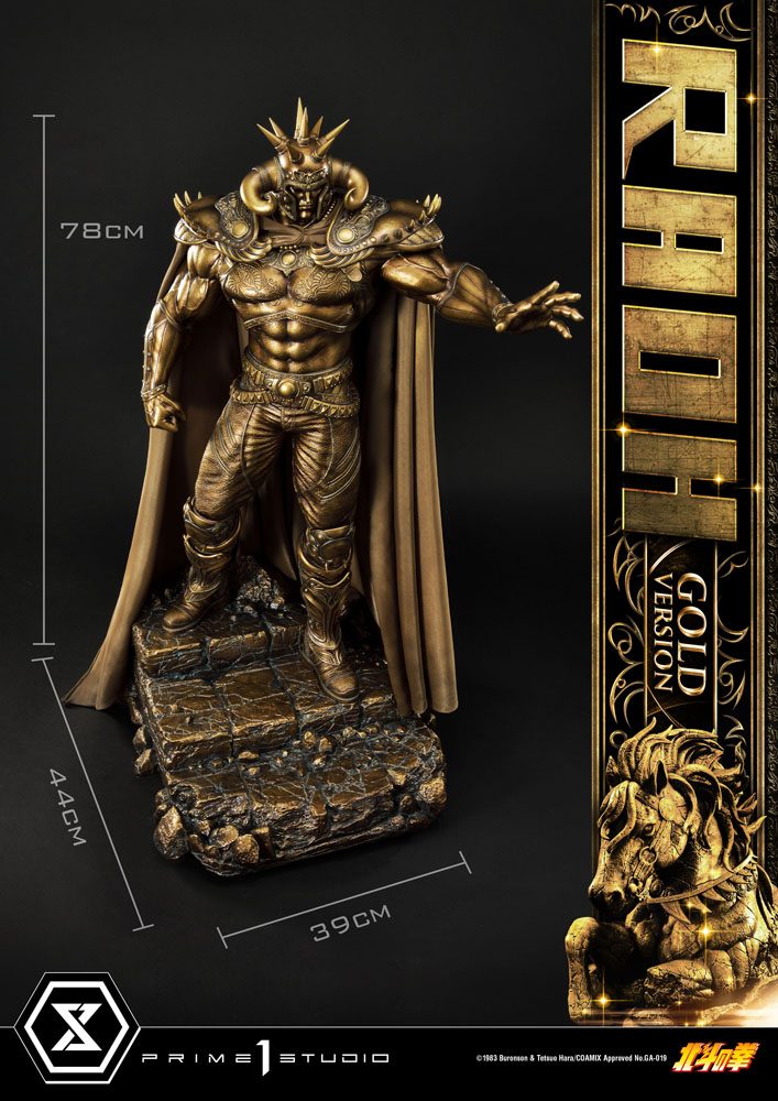 Fist of the North Star statuette 1/4 Raoh Gold Version 78 cm