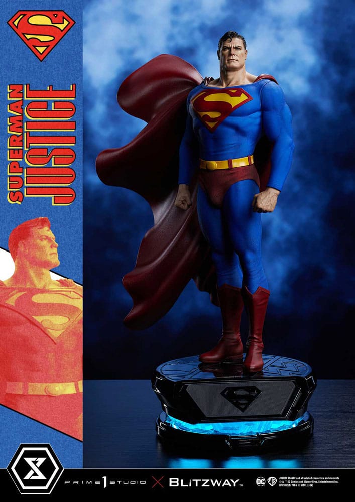DC Comics statuette Premium Masterline Series 1/4 Superman Justice Comics 57 cm