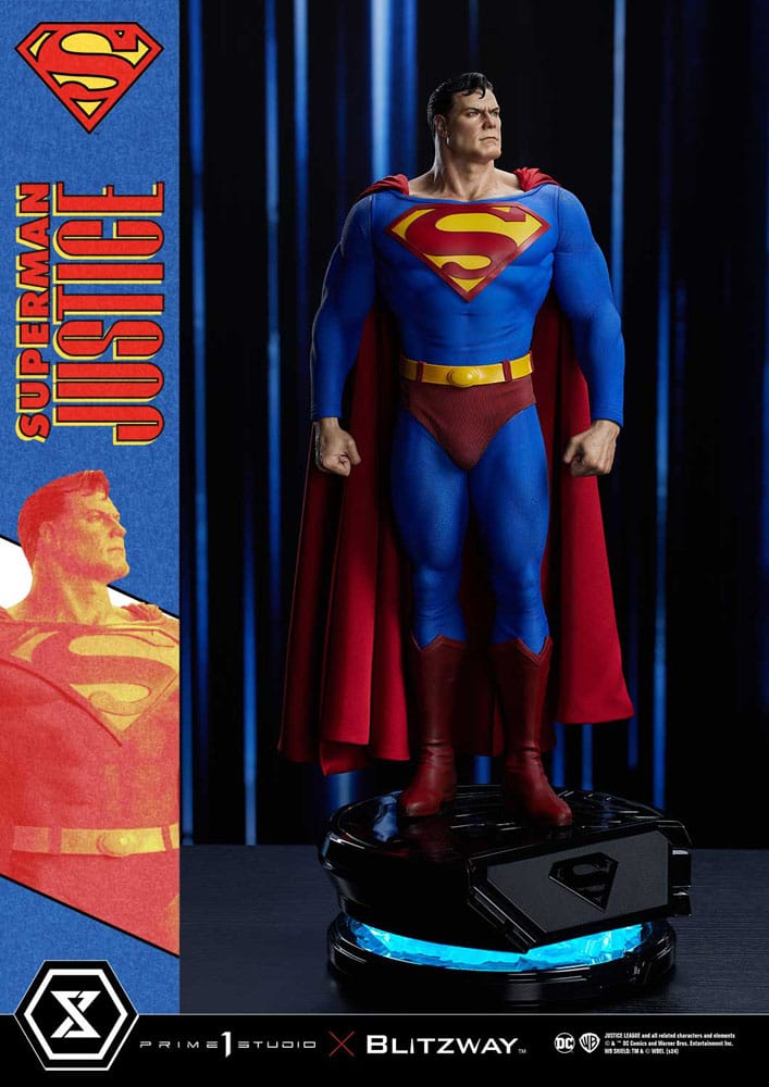 DC Comics statuette Premium Masterline Series 1/4 Superman Justice Comics 57 cm