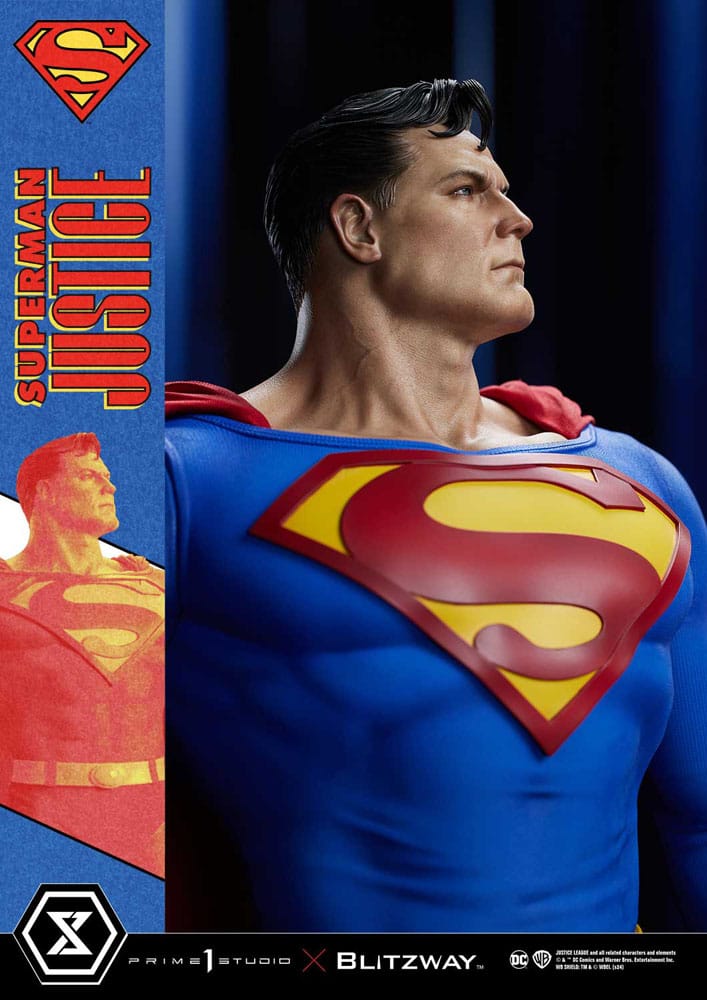 DC Comics statuette Premium Masterline Series 1/4 Superman Justice Comics 57 cm