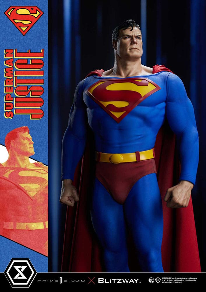 DC Comics statuette Premium Masterline Series 1/4 Superman Justice Comics 57 cm