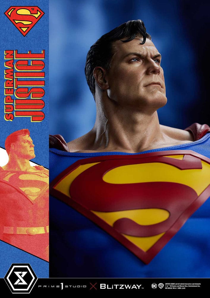DC Comics statuette Premium Masterline Series 1/4 Superman Justice Comics 57 cm