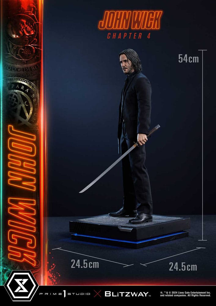 John Wick Chapter 4 statuette Premium Masterline Series 1/4 John Wick 54 cm