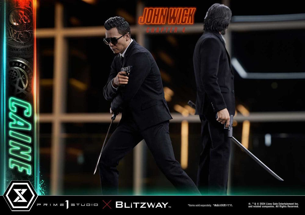 John Wick Chapter 4 statuette Ultimate Premium Masterline Series 1/4 John Wick: Chapter 4 Caine 48 cm