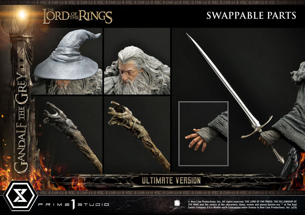Le Seigneur des Anneaux statuette 1/4 Gandalf le Gris Ultimate Version 81 cm