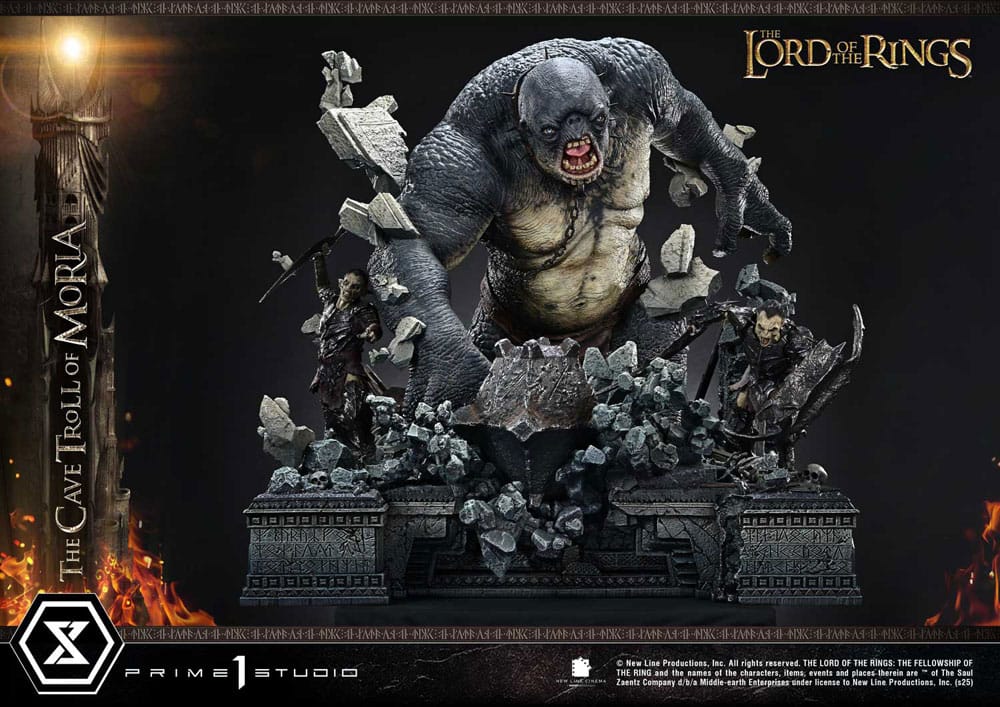 Le Seigneur des anneaux statuette Premium Masterline Series 1/6 Cave Troll of Moria 91 cm