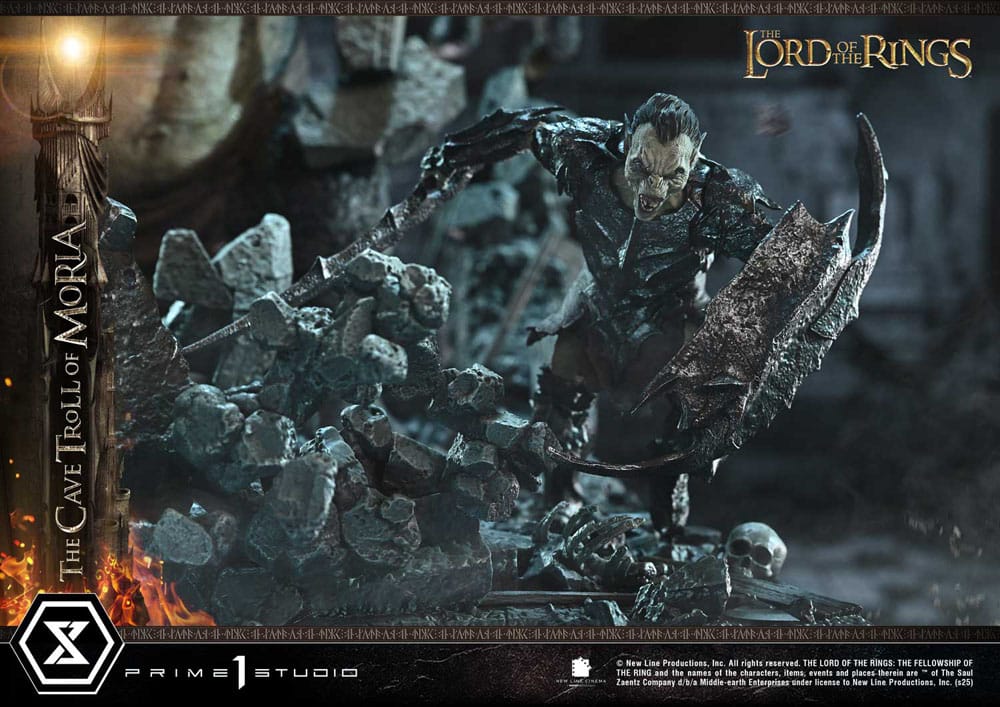 Le Seigneur des anneaux statuette Premium Masterline Series 1/6 Cave Troll of Moria 91 cm