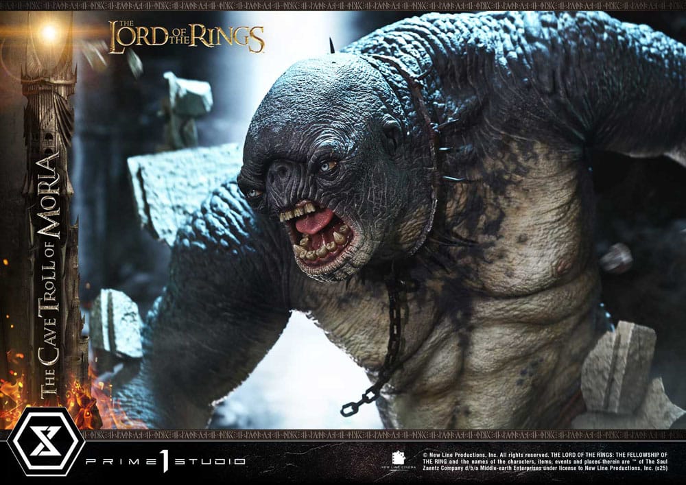 Le Seigneur des anneaux statuette Premium Masterline Series 1/6 Cave Troll of Moria 91 cm