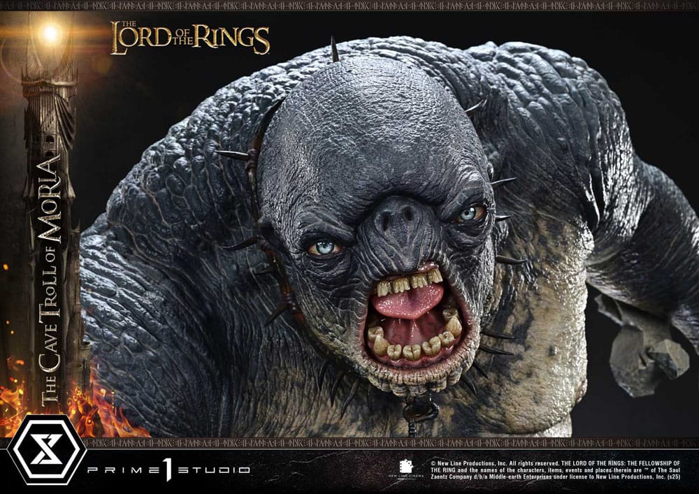 Le Seigneur des anneaux statuette Premium Masterline Series 1/6 Cave Troll of Moria Bonus Version 91 cm