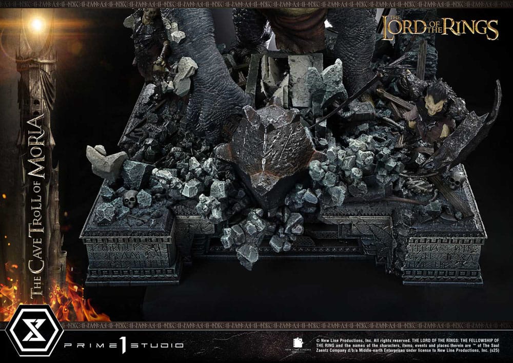 Le Seigneur des anneaux statuette Premium Masterline Series 1/6 Cave Troll of Moria Bonus Version 91 cm