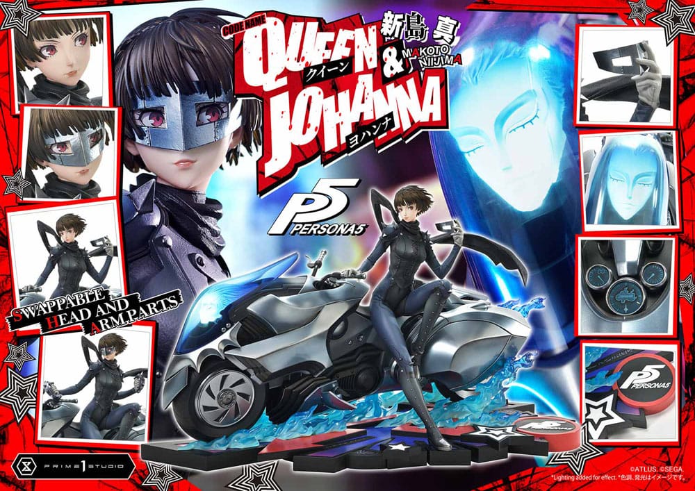 Persona 5 statuette Premium Masterline Series 1/4 Makoto Niijima "Queen" & Johanna Bonus Version 42 cm