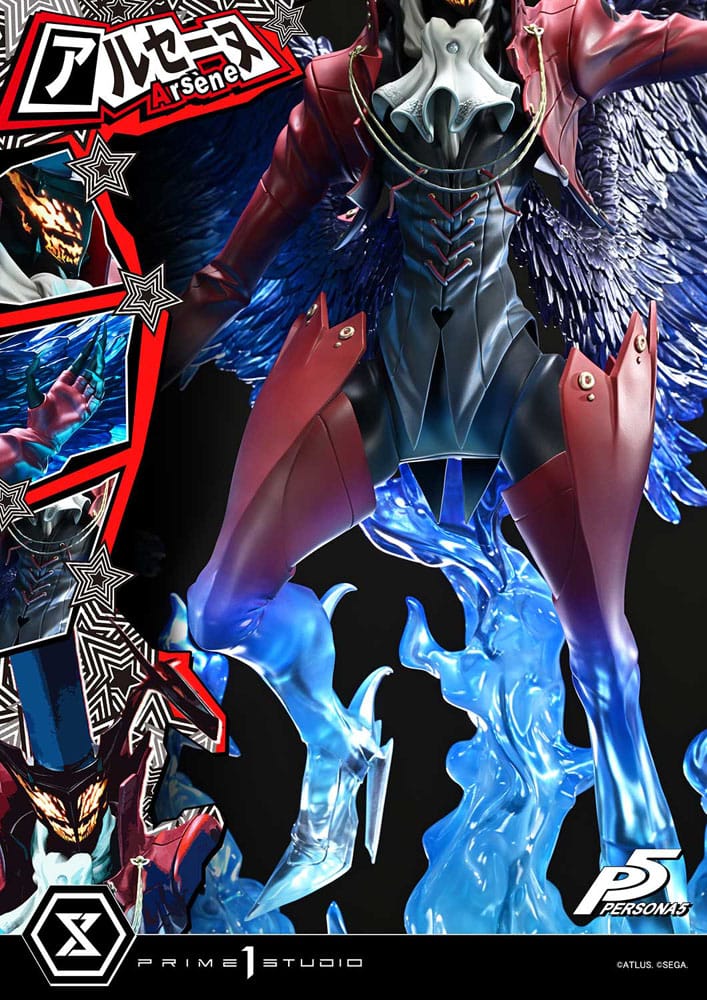 Shin Megami Tensei: Persona 5 statuette Premium Masterline Series 1/4 Arsène Bonus Version 96 cm