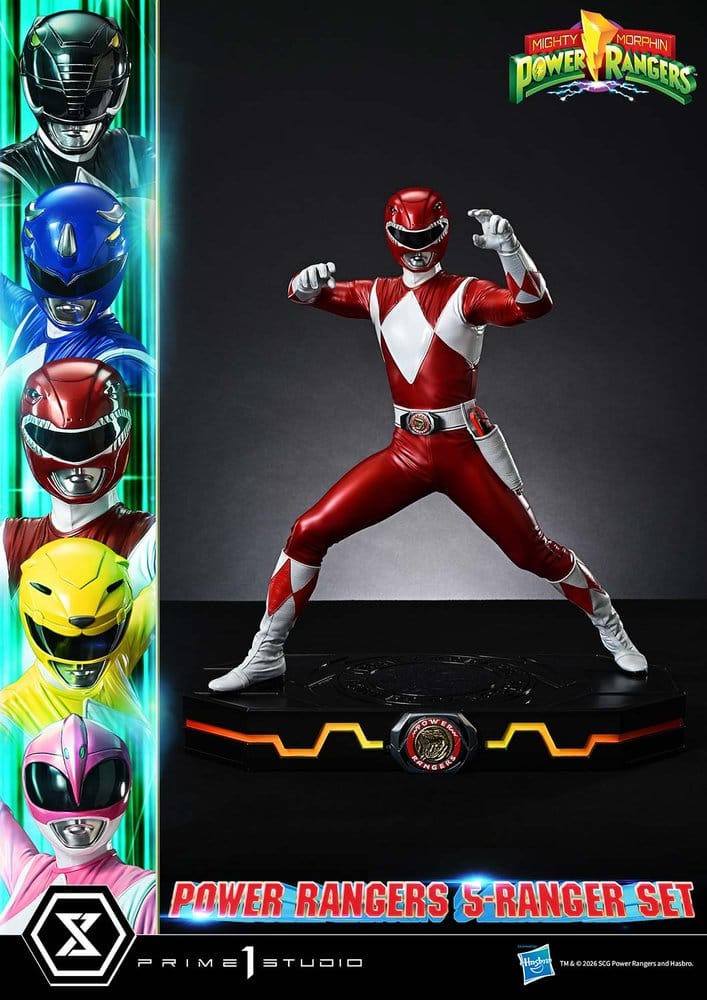 Mighty Morphin Power Rangers Premium Masterline Set de 5 statuettes 1/4 57 cm
