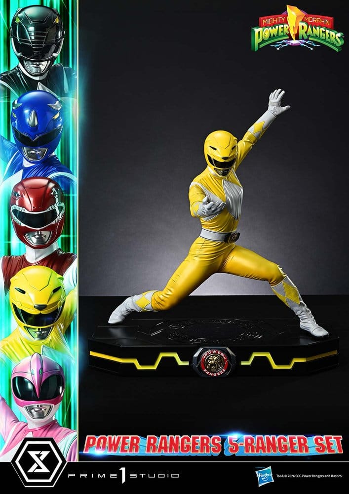Mighty Morphin Power Rangers Premium Masterline Set de 5 statuettes 1/4 57 cm