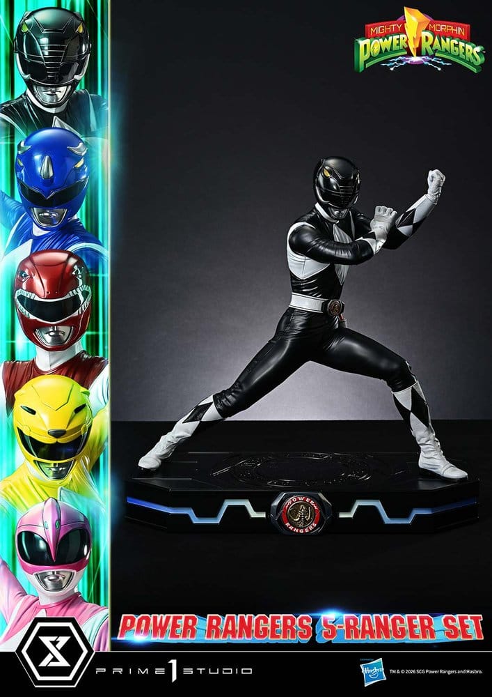 Mighty Morphin Power Rangers Premium Masterline Set de 5 statuettes 1/4 57 cm