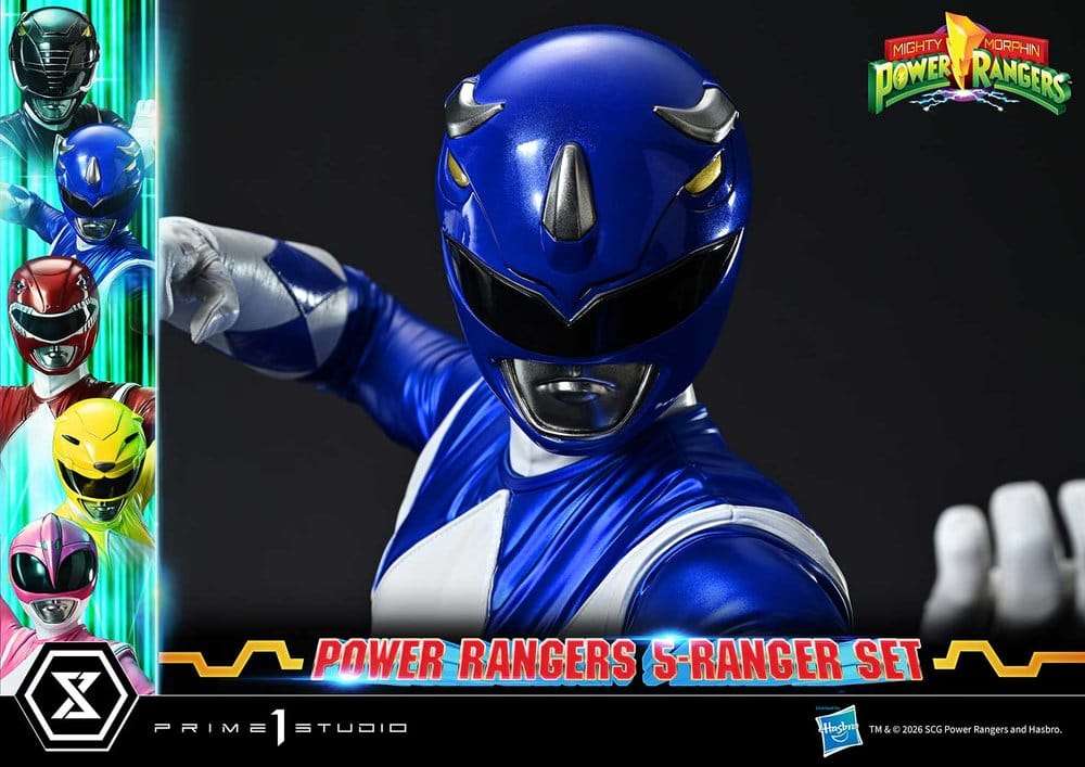 Mighty Morphin Power Rangers Premium Masterline Set de 5 statuettes 1/4 57 cm