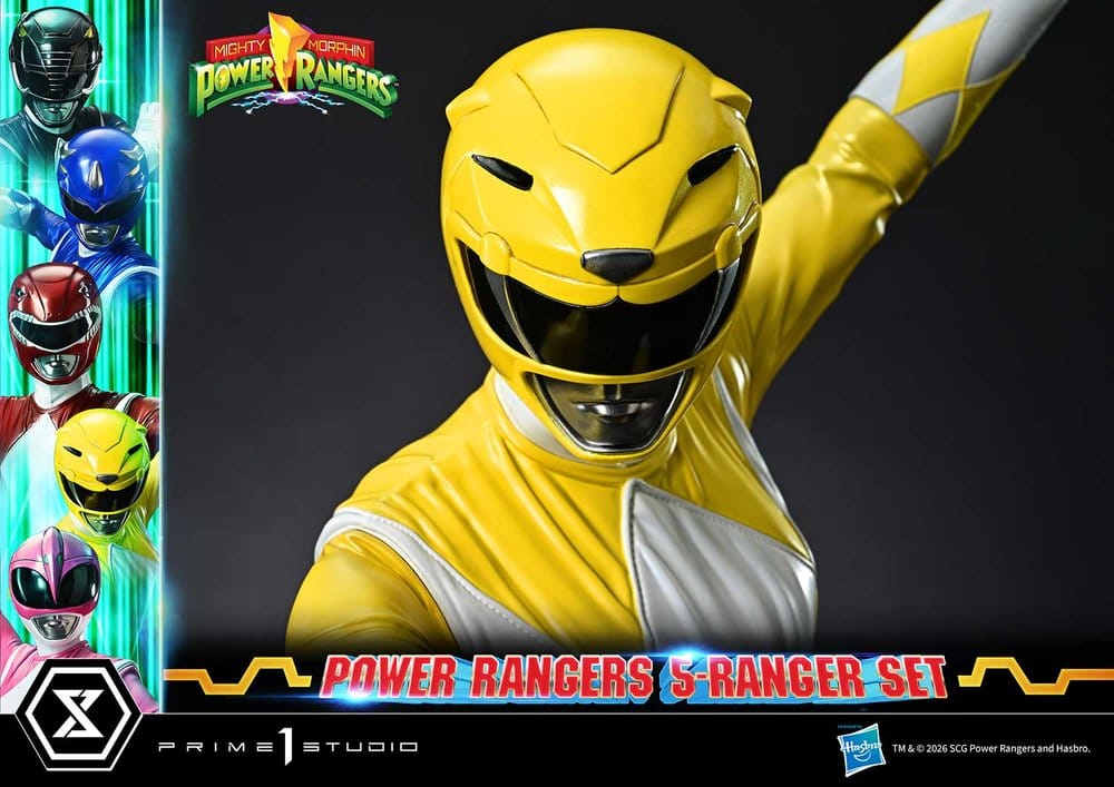 Mighty Morphin Power Rangers Premium Masterline Set de 5 statuettes 1/4 57 cm