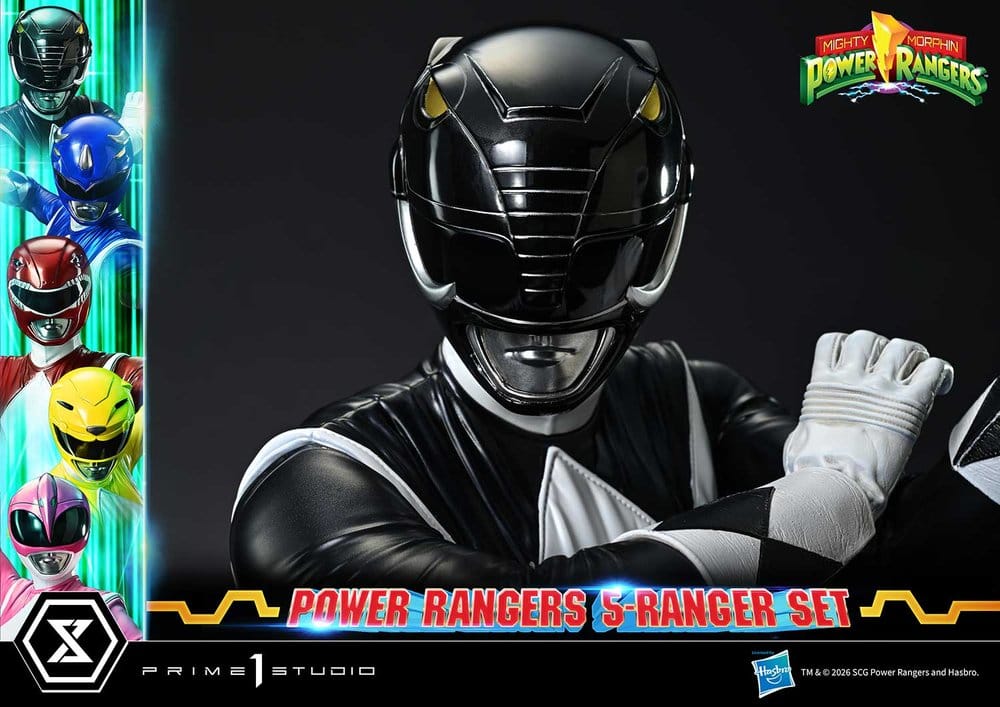 Mighty Morphin Power Rangers Premium Masterline Set de 5 statuettes 1/4 57 cm