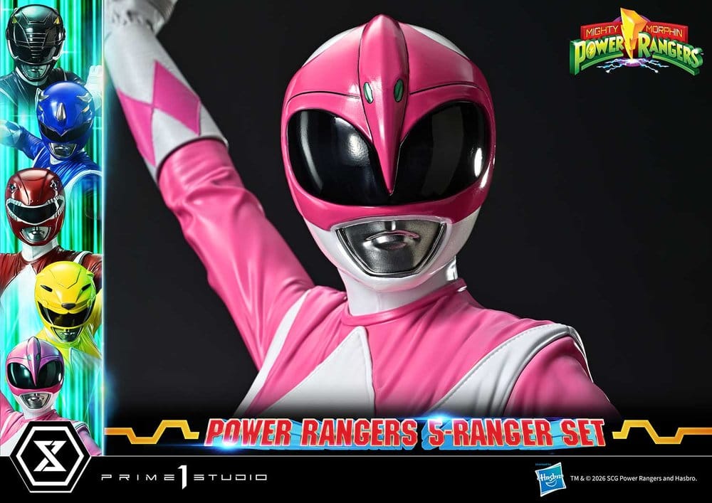 Mighty Morphin Power Rangers Premium Masterline Set de 5 statuettes 1/4 57 cm
