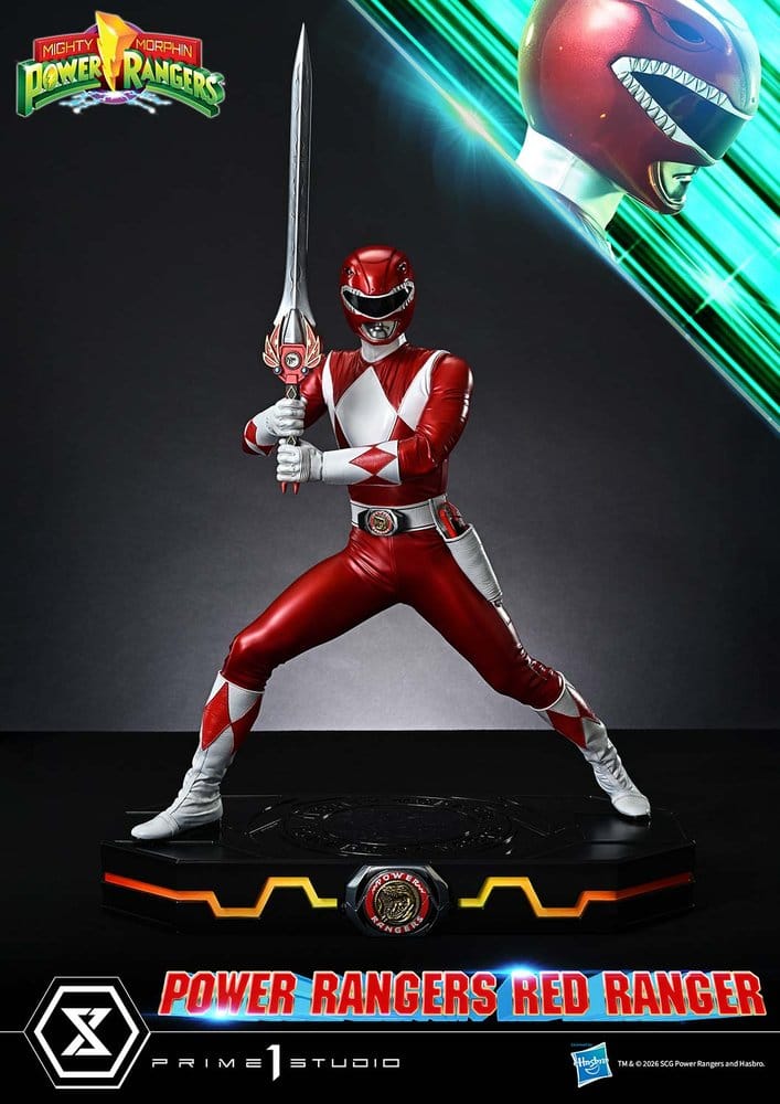 Mighty Morphin Power Rangers Premium Masterline statuette 1/4 Red Ranger 62 cm