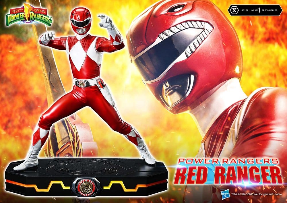 Mighty Morphin Power Rangers Premium Masterline statuette 1/4 Red Ranger 62 cm