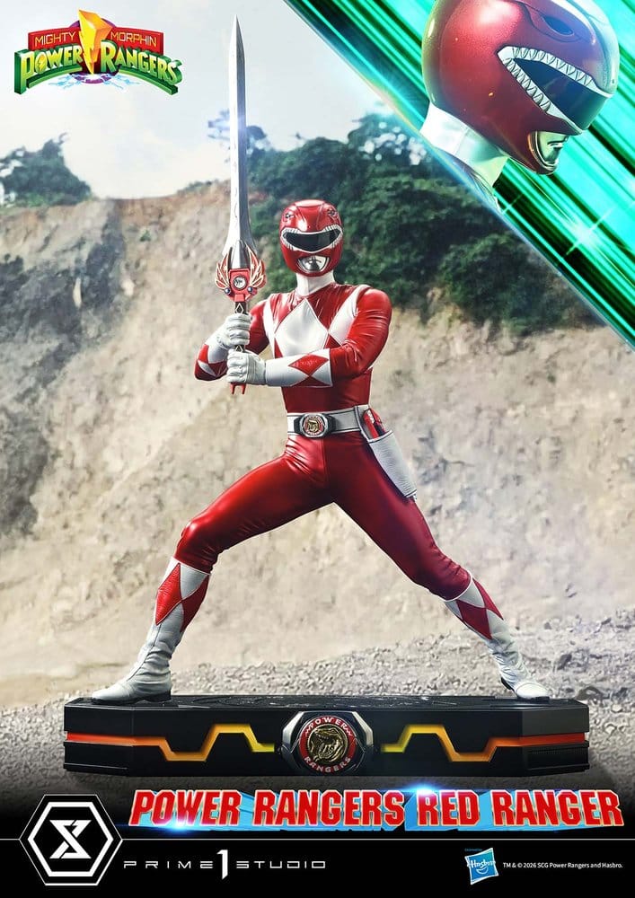 Mighty Morphin Power Rangers Premium Masterline statuette 1/4 Red Ranger 62 cm